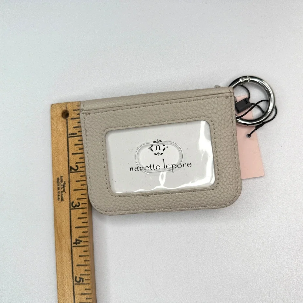 Nanette Lepore Card Case Hands Free Tan Bracelet Not Included Holds ID and Cards - Picture 3 of 6